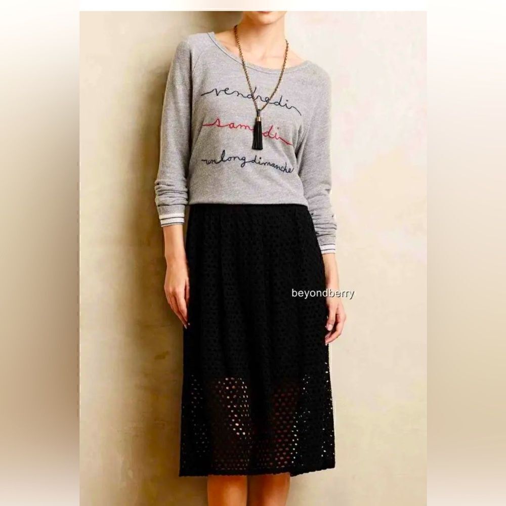 Westin Wear laser cut midi skirt
